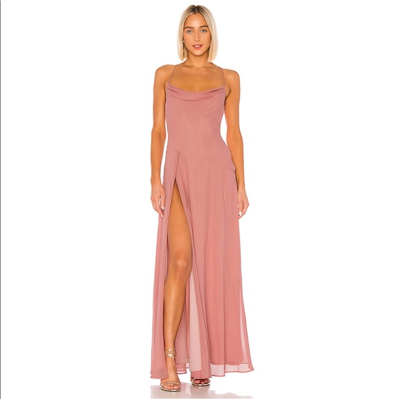 Michael Costello Dresses & Skirts - NWT Michael Costello Jenna Gown in Mauve